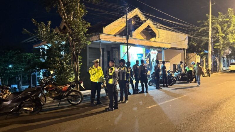 Cegah Aksi Balap Liar, Polres Pamekasan Amankan 20 R2 Saat Patroli Harkamtibmas
