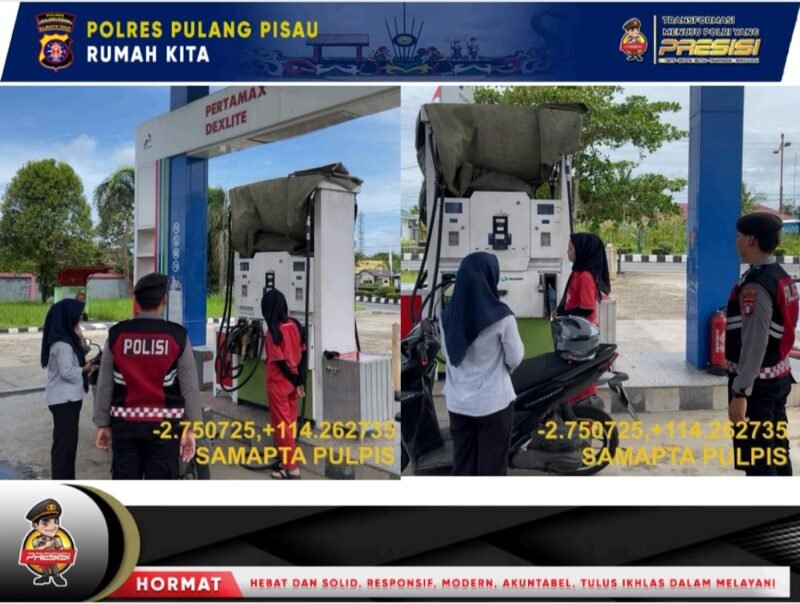 Datangi Warga, Sat Samapta Polres Pulang Pisau Ajak Jaga Kamtibmas di Lingkungannya