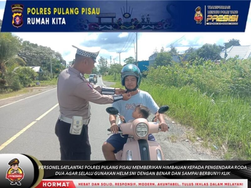 Kampanye ‘Klik Biar Selamat’, Ajak Pengendara Motor Pakai Helm dengan Benar