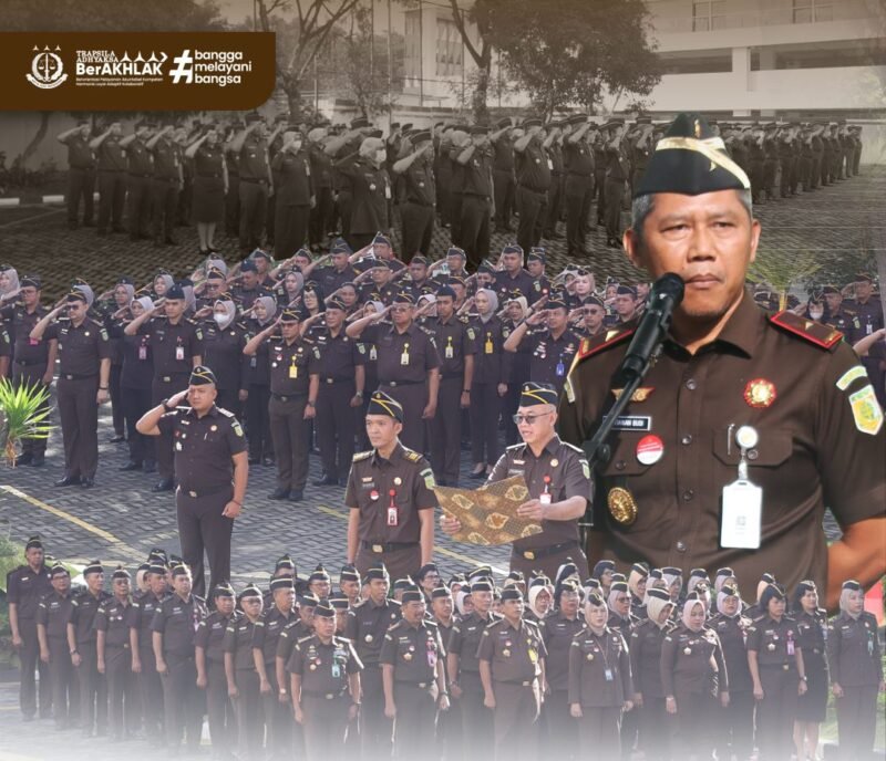 Plt. Kajati Jatim di Apel Pagi Sampaikan Disiplin Kuat, WBBM Siap, Kajati Baru Segera Bertugas