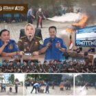 Kejati Jatim Gelar Simulasi Damkar Dukung WBBM