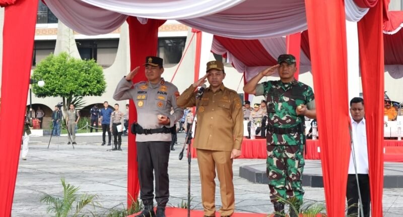 Danrem 031/Wira Bima Hadiri Apel Kesiapsiagaan Jambore Karhutla 2025
