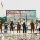 Komitmen Sukseskan Program Swasembada Pangan Nasional, Kodim 0416/Bute Ikuti Penanaman Padi Serentak Se-Provinsi Jambi