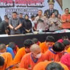 41 Pelaku Curanmor, di Amankan Polrestabes Surabaya bersama Polsek Jajaran