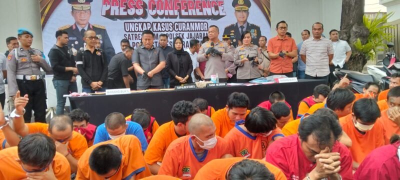 41 Pelaku Curanmor, di Amankan Polrestabes Surabaya bersama Polsek Jajaran