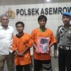 Polsek Asemrowo Amankan dua Residivis Dari Amukan Masa Usai Curi Motor