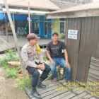 Polsek Kahayan Kuala lakukan sosialisasi kepada warga terkait telah di bentuknya Tim Satgas Saber Pungli di Wilkum Polres Pulang Pisau