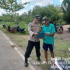 Bhabinkamtibmas Polsek Pandih Batu Sosialisasikan Himbauan Larangan Praktek Pungli