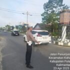 Pastikan Arus Lalu Lintas Lantas, Satlantas Polres Pulang Pisau Giatkan Pengaturan Pagi