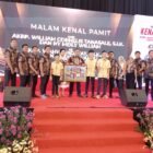 AKBP Wahyu Hidayat Mengantar Perpisahan AKBP William Cornelis Tanasale Diacara Malam Kenal Pamit