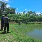SatBinmas Polres Pulang Pisau Sambangi Pemilik Kolam Ikan Patin di Kecamatan Kahayan Hilir