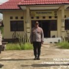 Polsek Sebangau Kuala Laksanakan Apel Serah Terima piket jaga di Halaman Mako Polsek Sebangau Kuala