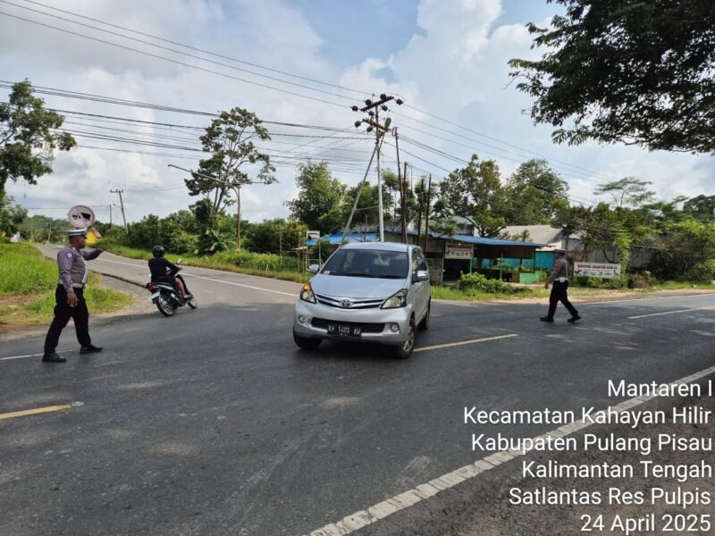 Tingkatkan Keamanan, Waspada Laka Lantas, Patroli Satlantas Polres Pulang Pisau Giat Patroli Pantau Wilayah Rawan Laka Lantas