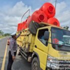 Kendaraan Overload Dicegat, Sopir Diberi Teguran