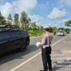 Himbau Kamseltibcarlantas, Satlantas Lakukan Penling di Kota Pulang Pisau