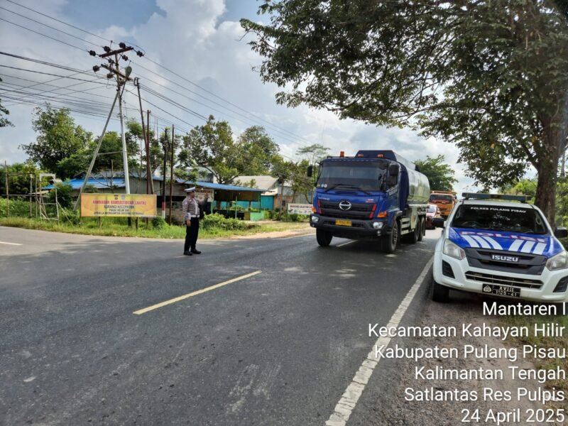 Satlantas Polres Pulang Pisau Laksanakan Patroli Daerah Rawan Laka dan Rawan Pelanggaran