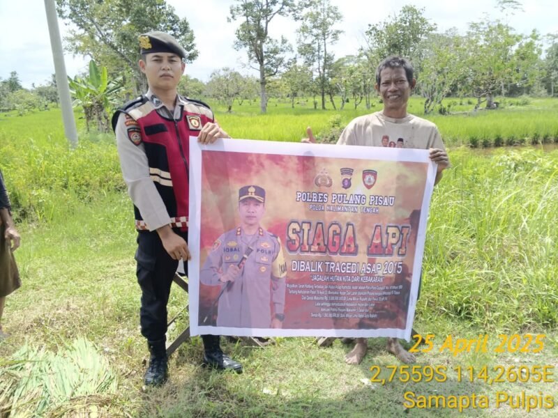 Sat Samapta Polres Pulpis Gelar Patroli Maja, Antisipasi Karhutla Sejak Dini