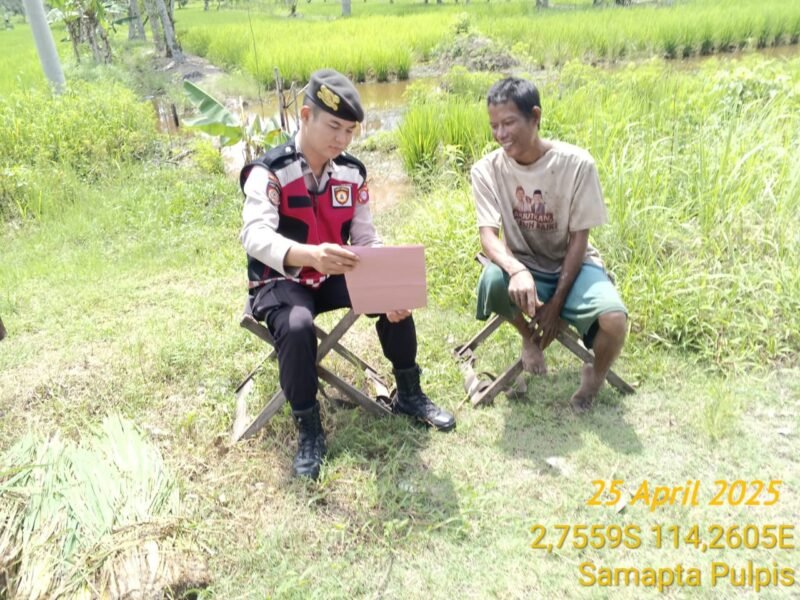Patroli Dialogis Sat Samapta Polres Pulpis, Sampaikan Maklumat Kapolda Kalteng Tentang Karhutla
