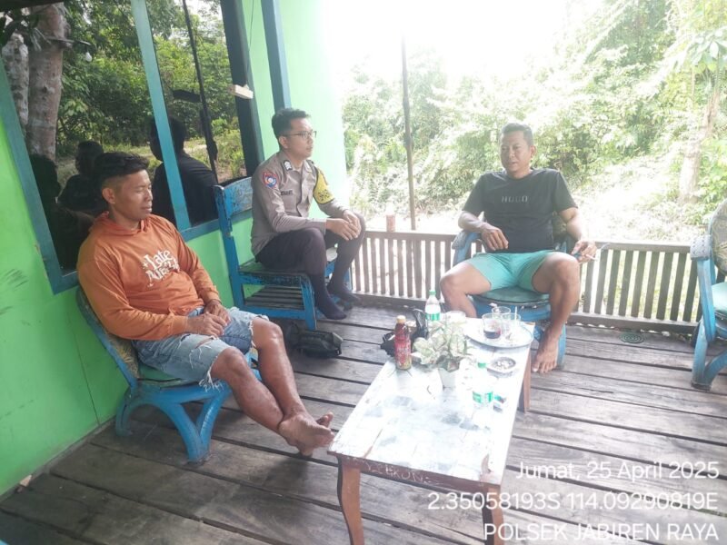 Bhabinkamtibmas Polsek Jabiren Raya Wujudkan Kamtibmas Kondusif dengan Kegiatan Cooling System
