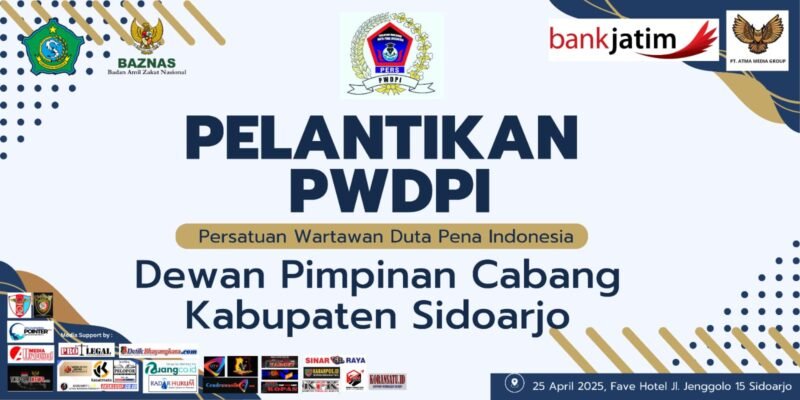 Persatuan Wartawan Duta Pena Indonesia (PWDPI) Resmi Dilantik di Fave Hotel jln Jenggolo 15 Sidoarjo