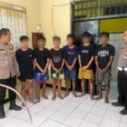 Polsek Kenjeran dan Masyarakat Berhasil Gagalkan Aksi Tawuran, 6 Remaja Diamankan