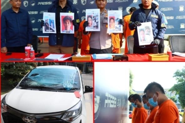 Ungkap Kasus Pengeroyokan Brutal, Polres Gresik Tangkap 4 Anggota LSM Sakera Pasuruan