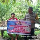 Himbauan Bhabinkamtibmas kepada warga binaan tentang bahaya kebakaran hutan dan lahan