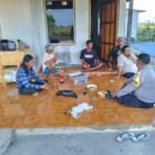 Dengan Rutin Sambang, Bhabinkamtibmas Food Estate Sampaikan Pesan Kamtibmas