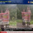 Polsek Sebangau Kuala Laksanakan Sosialisasi Saber Pungli