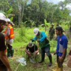 Satgas Yonif 611/Awang Long Dampingi Survei Lokasi, Kolam di Kampung Nayaro