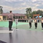 Polres Pulang Pisau Gelar Upacara, PTDH Dua Personil Terlibat Narkoba
