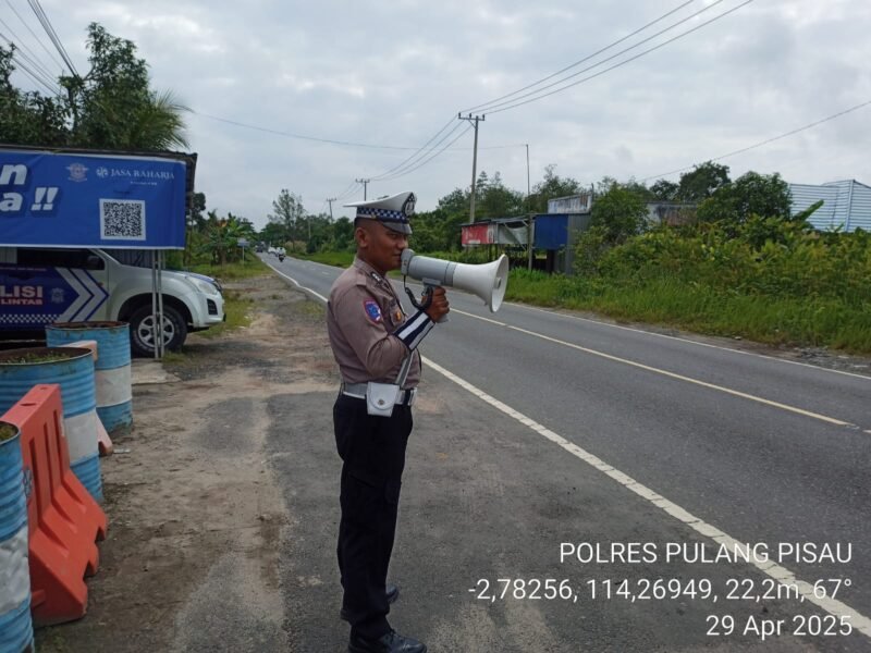 Satlantas Polres Pulang Pisau Gencarkan Penling Guna Kamseltibcarlantas