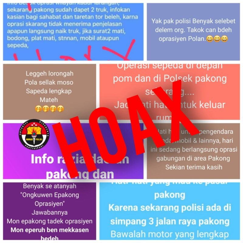 Foto: HOAX, Ramai Isu Razia Besar-Besaran dan STNK Mati 2 Tahun Kendaraan Disita