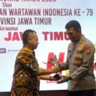 Dinilai Inovatif, Kapolresta Sidoarjo Terima Penghargaan dari PWI Jatim