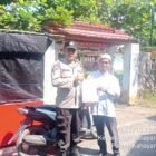 Personel Polsek Kahayan Kuala melaksanakan sosialisasi Maklumat Kapolda Kateng terkait mengemukakan pendapat di muka umum