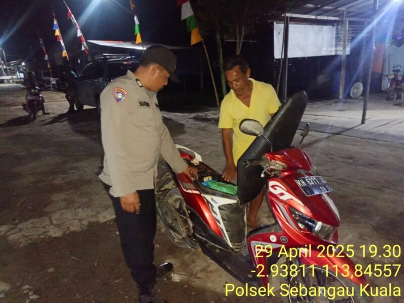 Giat KRYD Guna Cipkon Aman dan Kondusif di Wilayah Kecamatan Sebangau Kuala