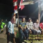 Personil Polsek Sebangau Kuala sambangi Warga Sekitar dan menyampaikan Himbauan Kamtibmas kepada masyarakat
