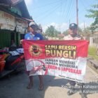 Polsek Kahayan Kuala lakukan sosialisasi kepada warga terkait telah di bentuknya Tim Satgas Saber Pungli di Wilkum Polres Pulang Pisau