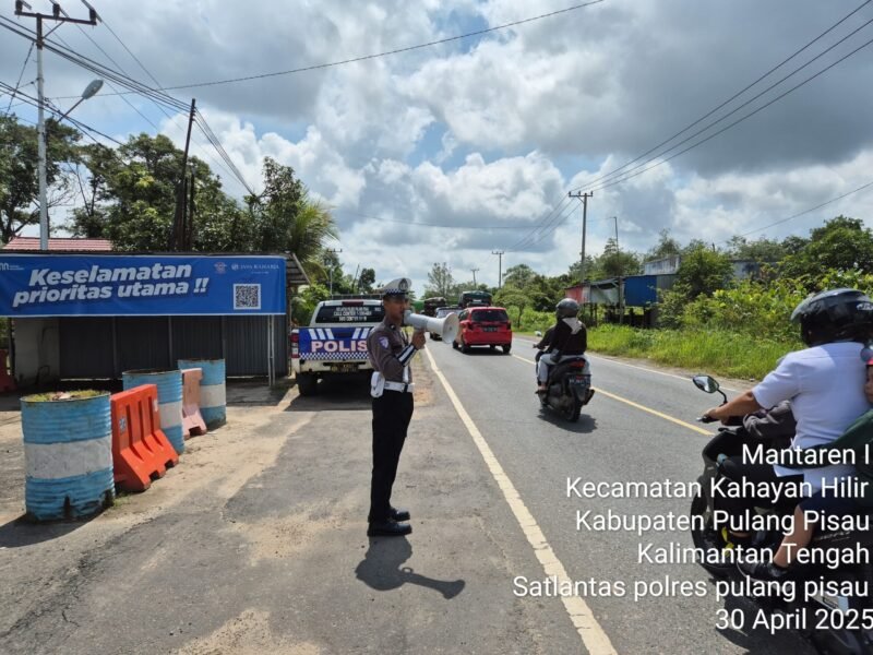 Satlantas Polres Pulang Pisau Gencarkan Penling Guna Kamseltibcarlantas