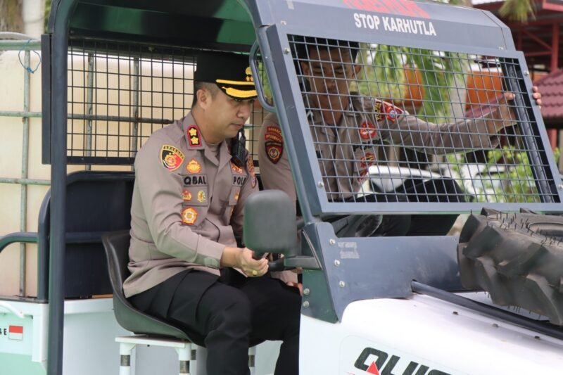 Kapolres Pulang Pisau Uji Coba Motor Quick Damkar untuk Percepat Respons Karhutla