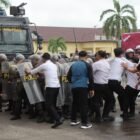 Kesiapan Hadapi May Day, Polres Pulang Pisau Gelar Simulasi Penanganan Unjuk Rasa