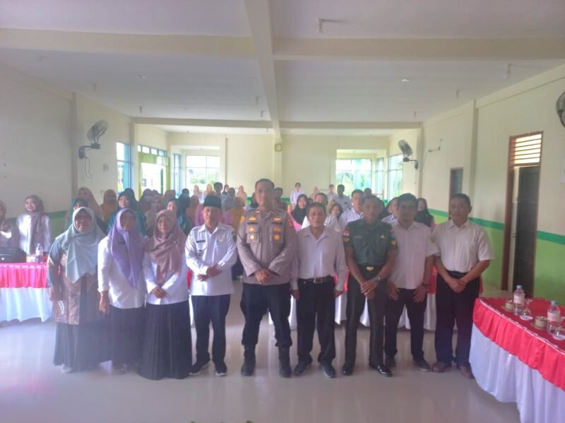 Babinsa Semparuk Hadiri Lokarya Mini Lintas Sektoral Bidang Kesehatan.