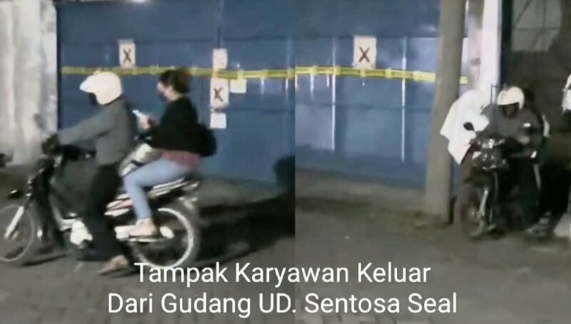 Karyawan CV Sentosa Saat Keluar Gudang Ketahuan Kocar-kacir