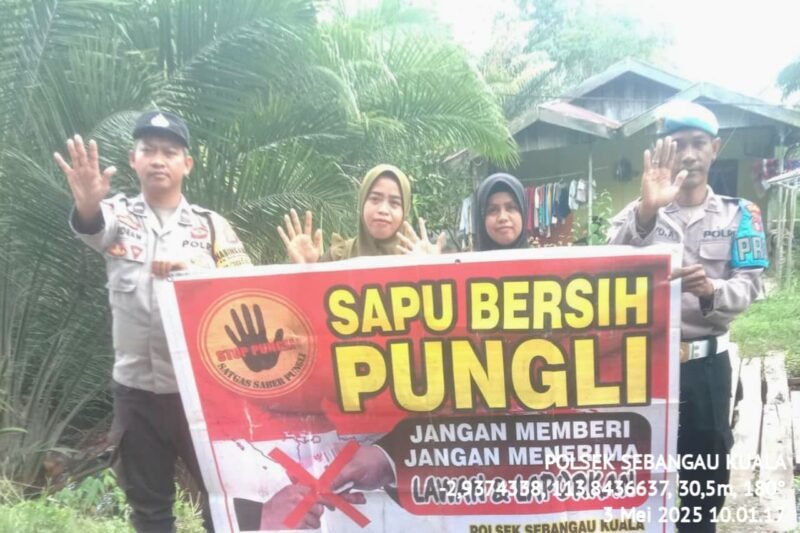 Polsek Sebangau Kuala Laksanakan Sosialisasi Saber Pungli