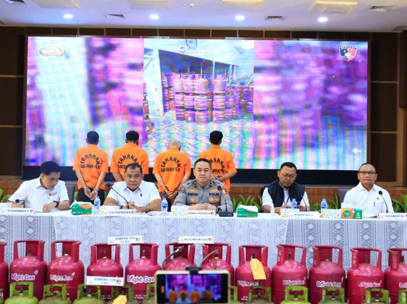 Bareskrim Polri, Gagalkan Ilegal Gas Subsidi Bernilai Miliaran di Jawa Tengah & Jawa Barat