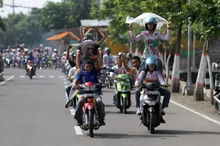 POLRES KOTA MOJOKERTO Larang Keras Konvoi Kelulusan Di Jalan Raya