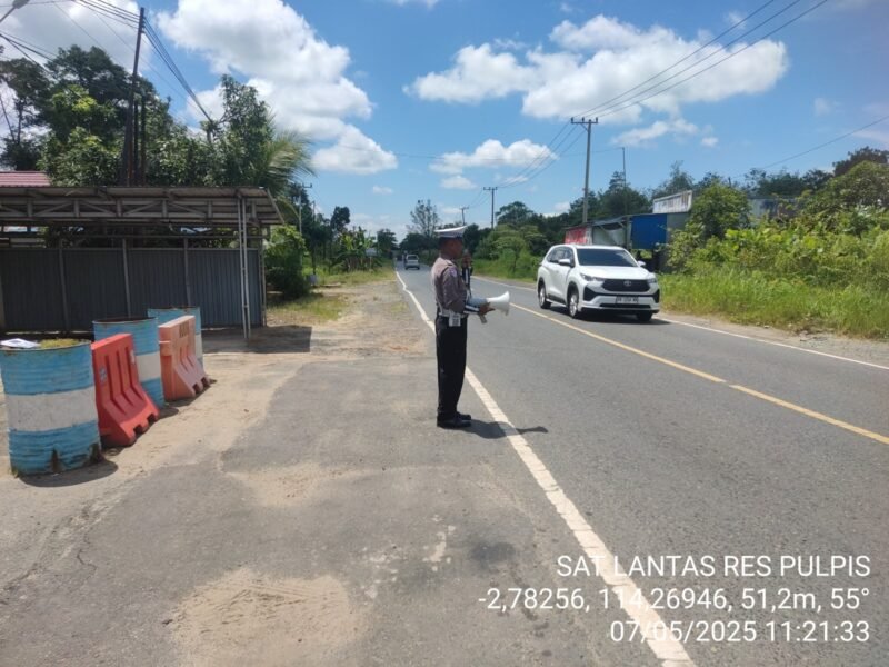 Satlantas Polres Pulang Pisau Gencarkan Penling Guna Kamseltibcarlantas