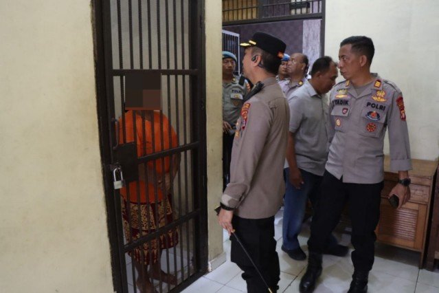 Tingkatkan Pengawasan, Kapolres Pulang Pisau Lakukan Inspeksi Mendadak ke Ruang Tahanan