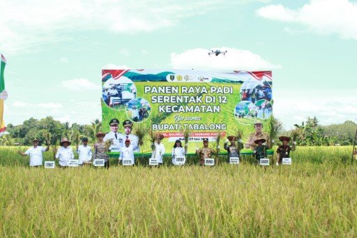 Dandim 1008/Tabalong Hadiri Panen Raya: Komitmen Bersama Dukung Swasembada Pangan