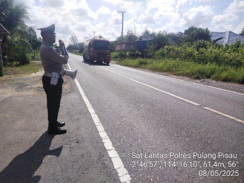 Satlantas Polres Pulang Pisau Gencarkan Penling Guna Kamseltibcarlantas